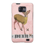 Golden Rose Deer Pink Case Samsung Galaxy S Cases