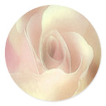Golden Rose envelope seal Round Stickers