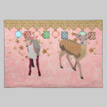 Golden Rose & Floral Fawn Pink Dawn American MoJo  placemats