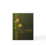 Golden Roses Wedding Suite RSVP Greeting Card