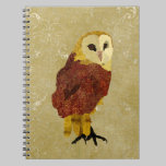 Golden Ruby Owl Notebook notebooks
