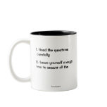 Golden Rule of Accounting Exams Mug