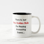 Golden Rule of Accounting Exams Mug