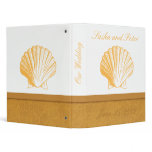 Golden Sand Wedding Planner Binder