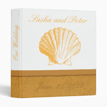 Golden Sand Wedding Planner Binder