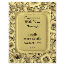 Golden Shrapnel Flyer Design