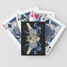 Golden Skull Playing Cards #2