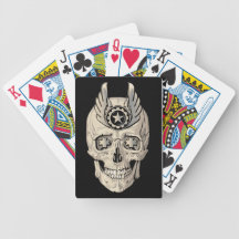 Golden Skull Playing Cards #4