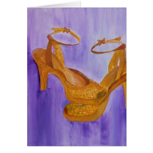 Golden Slippers Card