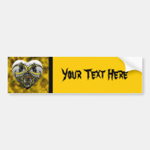 Golden Smoke Dragonheart Bumper Stickers