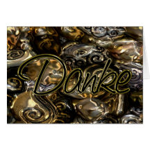 Golden Snails + Danke Karte