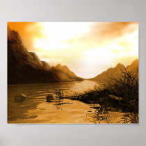 Golden Solitude Poster
