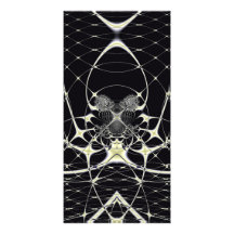Golden Spiderweb Photo Card Template