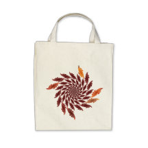 Golden spiral Grocery bag