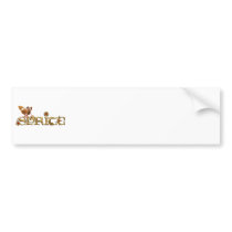Golden Sprite Fairy Bumper Sticker