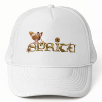 Golden Sprite Fairy Mesh Hats