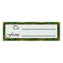 Golden Square Lattice  Lg Any Colour Gift Tag Business Card Templates