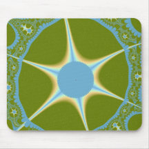 Golden star mousepad