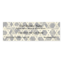 Golden Star Of David Business Card Templates