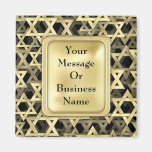 Golden Star Of David Magnet