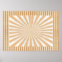 Golden Star Print