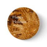 Golden stars pinback buttons
