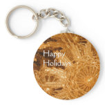 Golden stars keychain