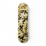 Golden Stars With Few Chocolate Rings Cereals Custom Skateboard