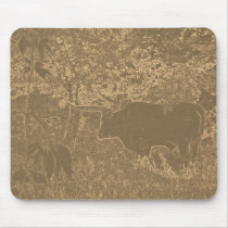 Golden Steer Mousepads