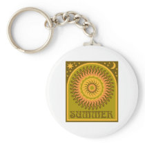 Golden Summer Sun keychains
