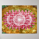 Golden Sunflower Energy Decorations Print