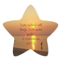 Golden Sunset of Bolinao Star Sticker