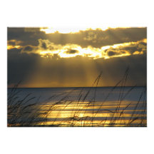 Golden Sunset Personalized Invitations