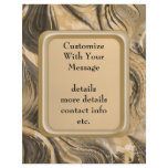 Golden Swirls Flyer Design