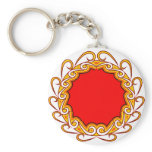Golden Symbol Keychain