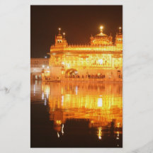 Golden Temple Amritsar North India at Night Flyer Design