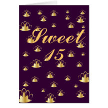 Golden Tiaras S-15-Customize Cards