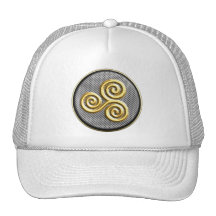 Golden Triskele Hat