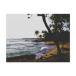 Golden Tropical Sand Postcards