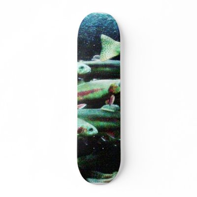 Golden Trout Fish Sea World Skate Boards by lifesphere