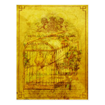 Golden Tweets Postcards