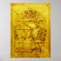Golden Tweets Print