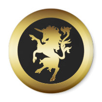 GOLDEN UNICORN MAGNETS