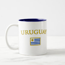 Golden Uruguay Mugs