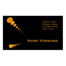 golden visitenkarte
