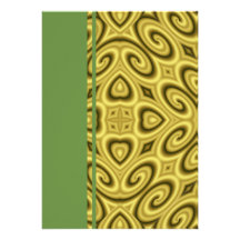 Golden Waves Big Personalized Invite