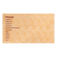 Golden Waves Engraved Look Business Cards