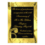 Golden Wedding Anniversary Invitation