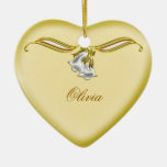 Golden Wedding Christmas Tree Ornaments