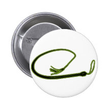 GOLDEN WHIP PINBACK BUTTONS
